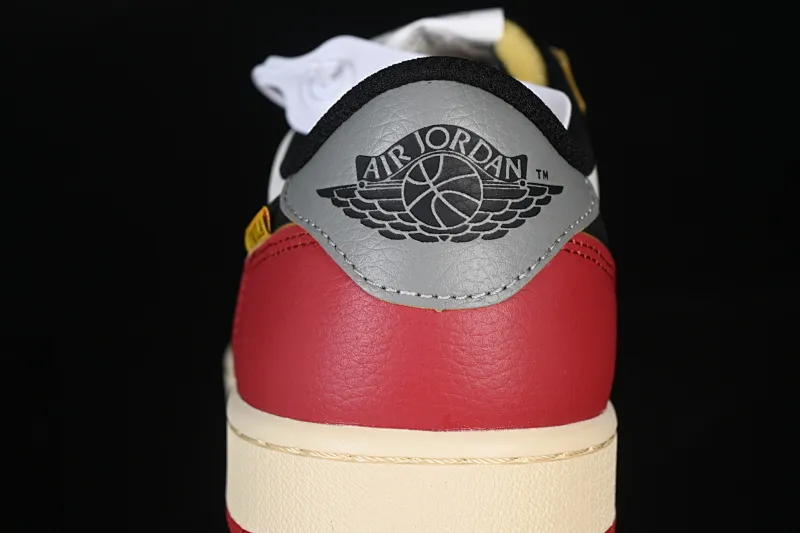 All categories Air Jordan Jordan series basketball shoes Air Jordan 1 Low Air Jordan 1 Low AJ1 Joe 1 UN white and red low-top cultural and casual sneakers HQ6998-600